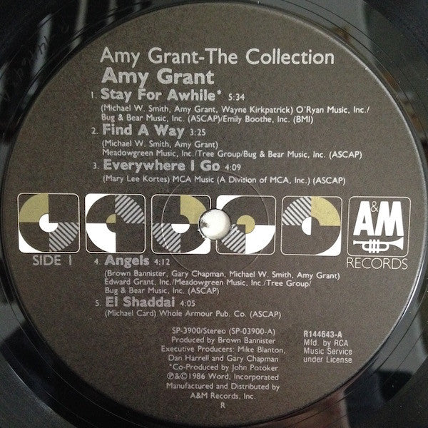 Amy Grant : The Collection (LP, Comp, Club, RCA)
