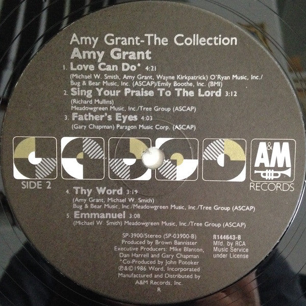 Amy Grant : The Collection (LP, Comp, Club, RCA)