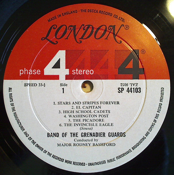The Band Of The Grenadier Guards : Sousa Marches (LP, Album)