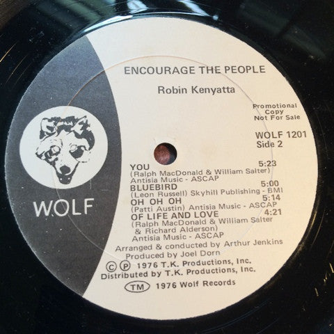Robin Kenyatta : Encourage The People (LP, Album, Promo)