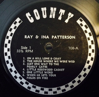 Ray & Ina Patterson : Old Time Ballads And Hymns (LP)