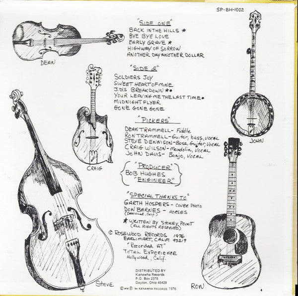 Stoney Point : Back In The Hills (LP, Album)