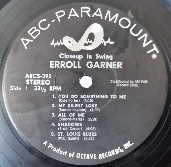 Erroll Garner : Closeup In Swing (LP, Album)