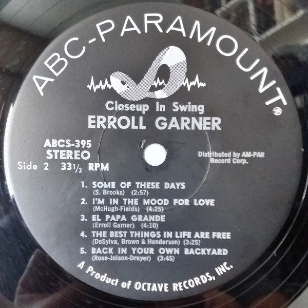 Erroll Garner : Closeup In Swing (LP, Album)