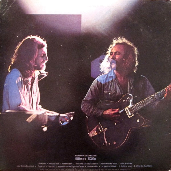 Crosby & Nash : Wind On The Water (LP, Album, Ter)