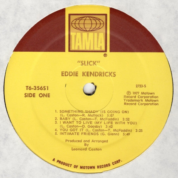 Eddie Kendricks : Slick (LP, Album)
