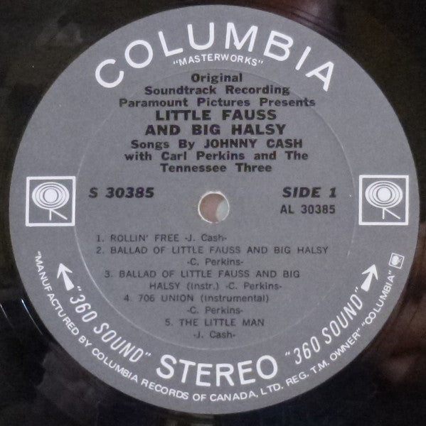 Johnny Cash With Carl Perkins And The Tennessee Three : Little Fauss And Big Halsy (LP)