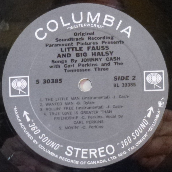 Johnny Cash With Carl Perkins And The Tennessee Three : Little Fauss And Big Halsy (LP)