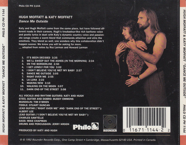 Hugh Moffatt, Katy Moffatt : Dance Me Outside (CD, Album)