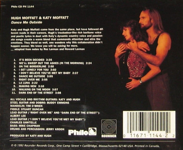 Hugh Moffatt, Katy Moffatt : Dance Me Outside (CD, Album)