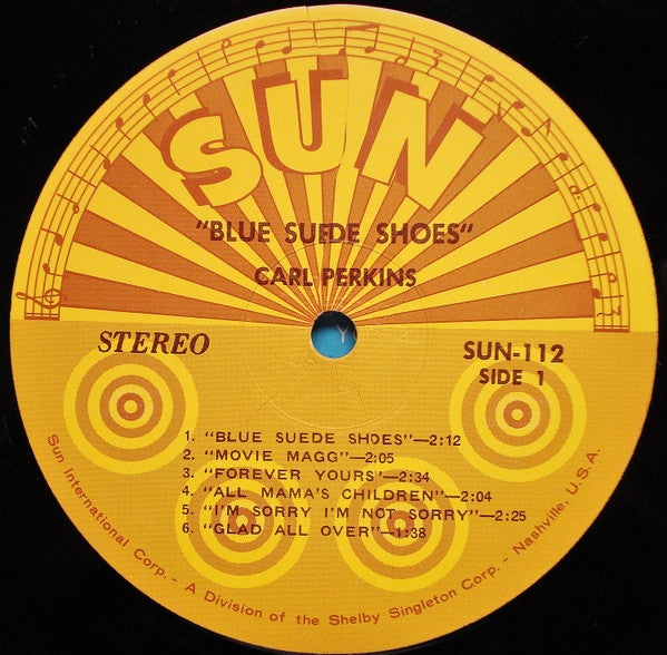 Carl Perkins : Blue Suede Shoes (LP, Comp)