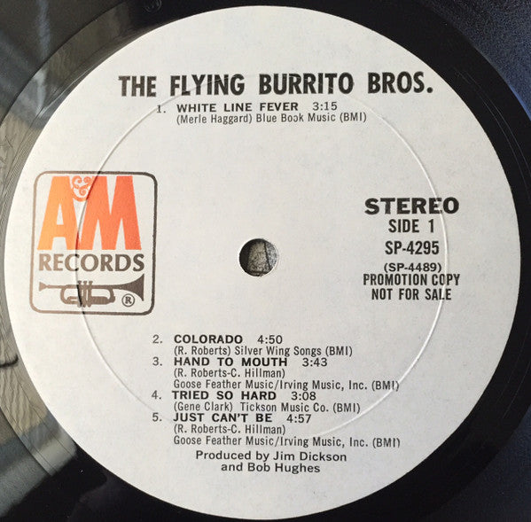 The Flying Burrito Bros : The Flying Burrito Bros. (LP, Album, Promo)