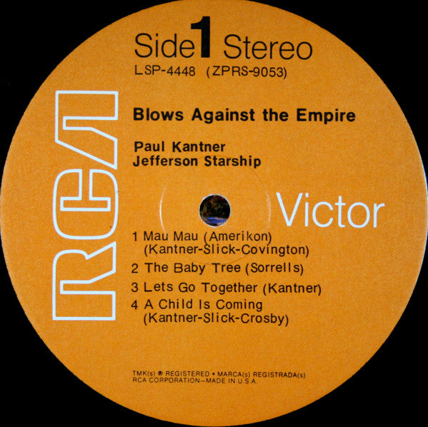 Paul Kantner / Jefferson Starship : Blows Against The Empire (LP, Album, Ind)