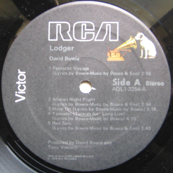 David Bowie : Lodger (LP, Album, HUB)