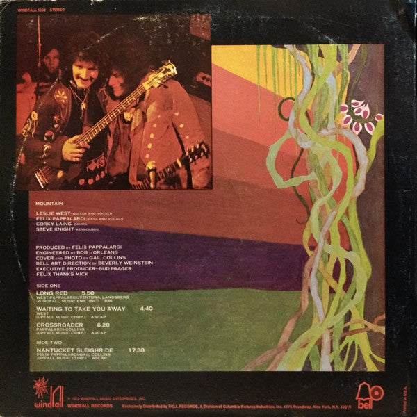 Mountain : Live: The Road Goes Ever On (LP, Album, Pre)