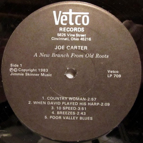 Joe Carter (3) : Joe Carter! A New Branch From Old Roots (LP, Album)