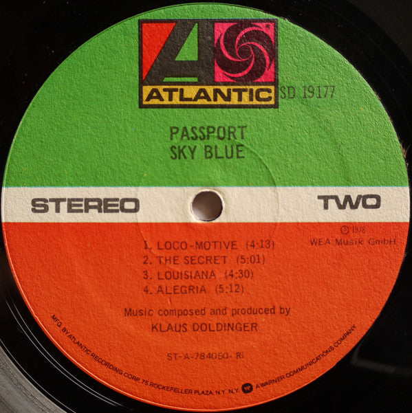 Passport (2) : Sky Blue (LP, Album, RI)