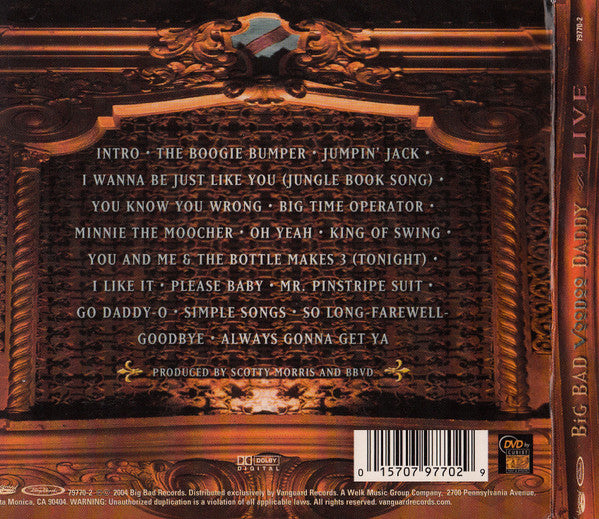 Big Bad Voodoo Daddy : Live (CD, Album + DVD-V)
