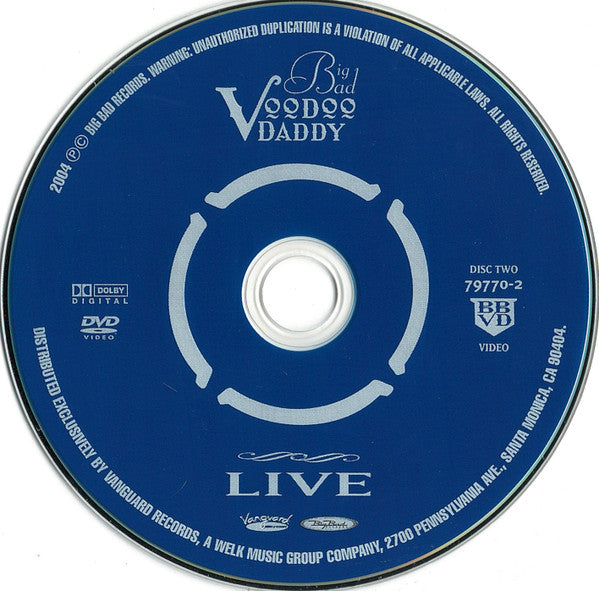 Big Bad Voodoo Daddy : Live (CD, Album + DVD-V)