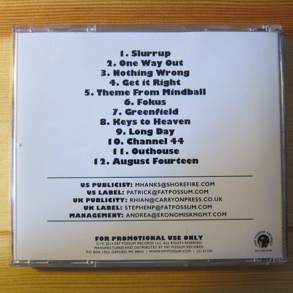 Liam Hayes : Slurrup (CDr, Album, Promo)