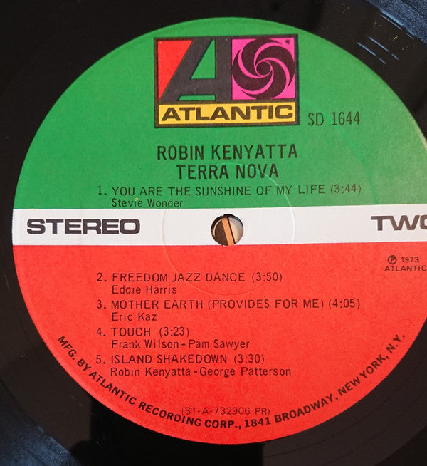 Robin Kenyatta : Terra Nova (LP, Album, Pre)