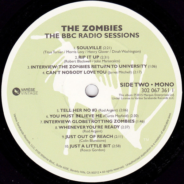 The Zombies : The BBC Radio Sessions (2xLP, RSD, Comp, Mono, Ltd)