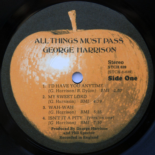 George Harrison : All Things Must Pass (3xLP, Album, Los + Box)