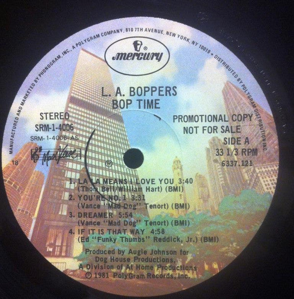 L.A. Boppers : Bop Time ! (LP, Album, Promo, 18 )