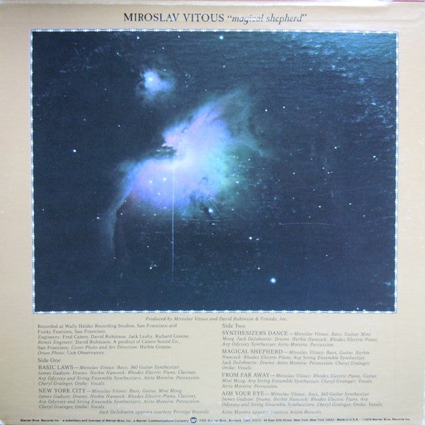 Miroslav Vitous : Magical Shepherd (LP, Album)