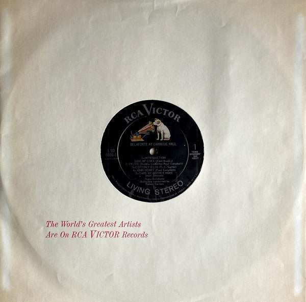 Harry Belafonte : Belafonte At Carnegie Hall (The Complete Concert) (2xLP, Album, RE, Ind)