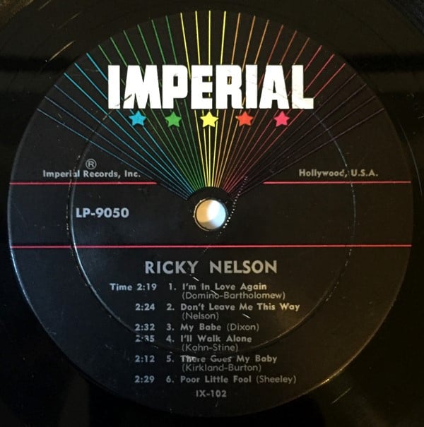 Ricky Nelson (2) : Ricky Nelson (LP, Album)