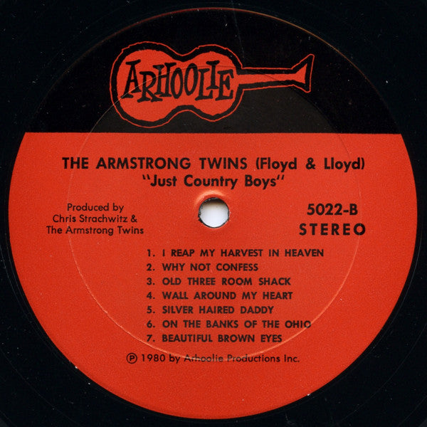 The Armstrong Twins : Just Country Boys (LP, Album)