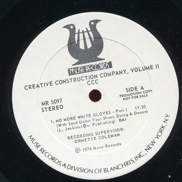 Creative Construction Company : Creative Construction Company Vol.II (LP, Album, Promo)