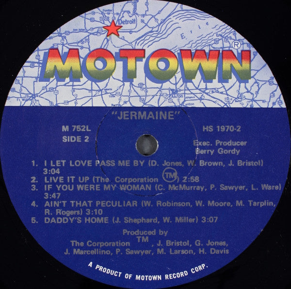Jermaine Jackson : Jermaine (LP, Album)