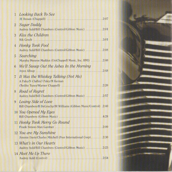 Bill Chambers & Audrey Auld : Looking Back To See (CD, Album)