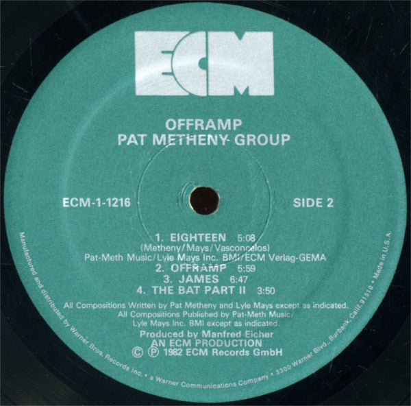 Pat Metheny Group : Offramp (LP, Album)