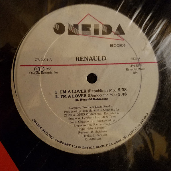 Renauld : I'm A Lover / Into My Heart (12")