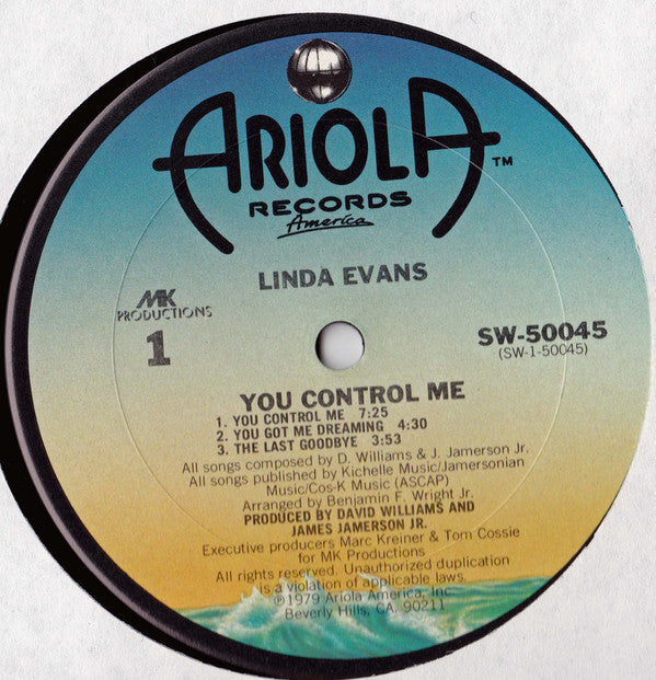Linda Evans : You Control Me (LP, Album)