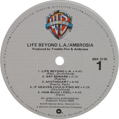 Ambrosia (2) : Life Beyond L.A. (LP, Album, Win)