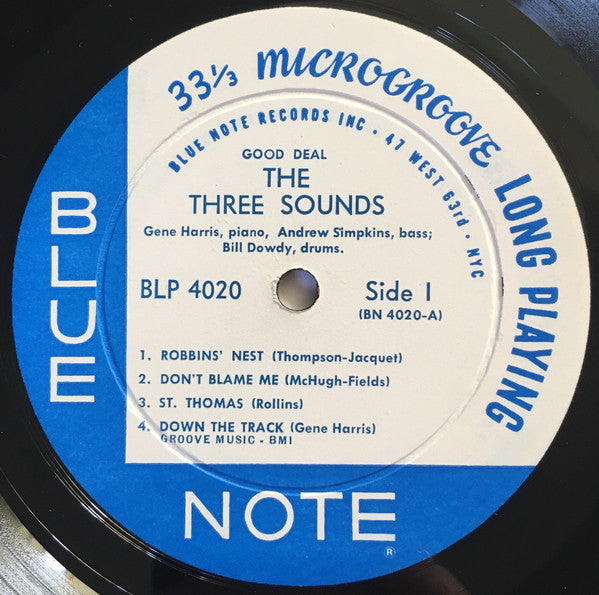 The Three Sounds : Good Deal (LP, Album, Mono)