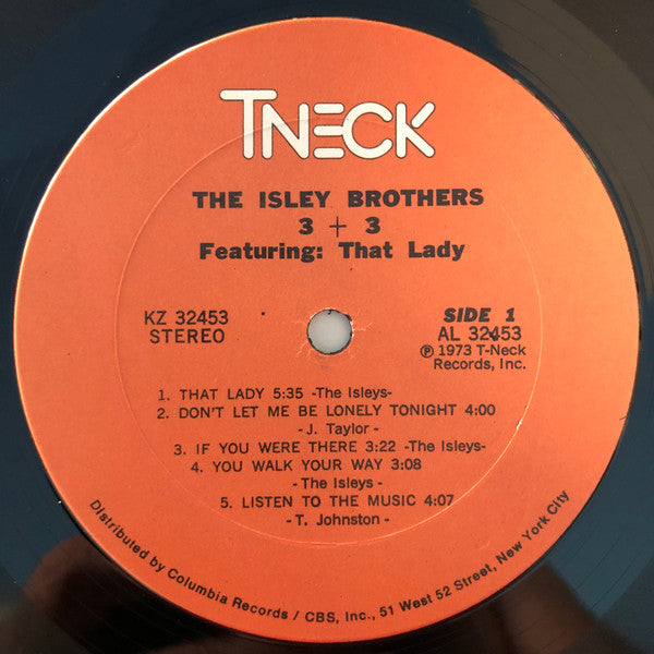 The Isley Brothers : 3 + 3 (LP, Album, Ter)