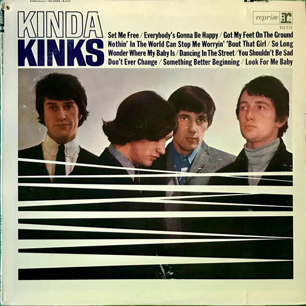 The Kinks : Kinda Kinks (LP, Album, Mono, San)