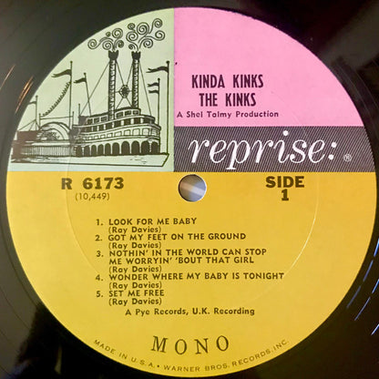 The Kinks : Kinda Kinks (LP, Album, Mono, San)