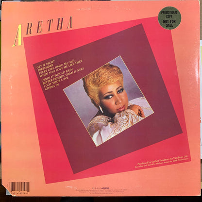 Aretha Franklin : Get It Right (LP, Album)