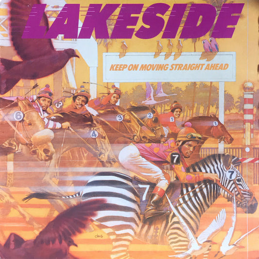 Lakeside : Keep On Moving Straight Ahead (LP, Album)