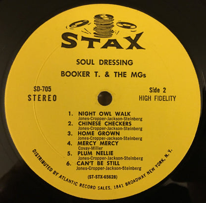 Booker T. & The MGs* : Soul Dressing (LP, Album, Mon)