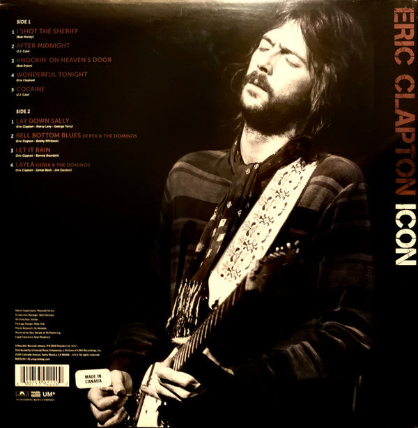 Eric Clapton : Icon (LP, Comp, Ltd, Tra)