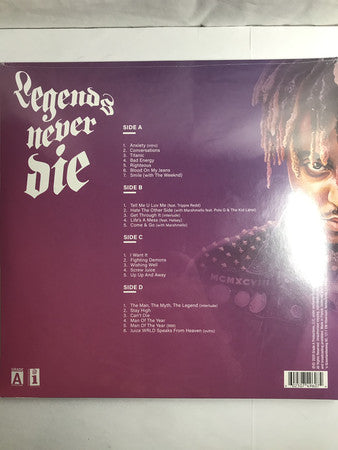 Juice WRLD : Legends Never Die (2xLP, Album, M/Print)