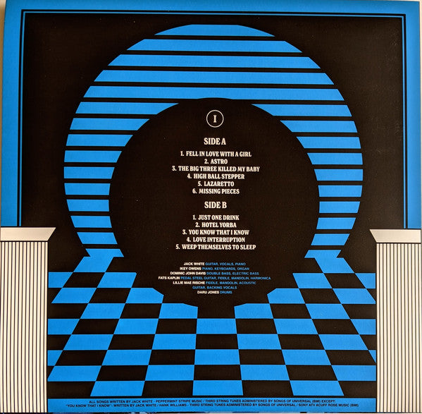 Jack White (2) : Live At The Masonic Temple (Box, Ltd + LP, Whi + LP, Blu + LP + LP, Blu + 7")