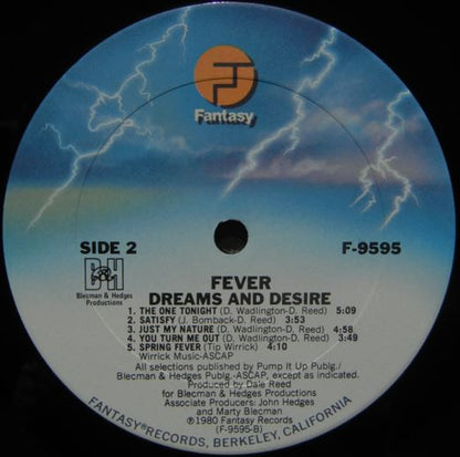 Fever (3) : Dreams And Desire (LP, Album)